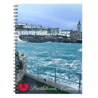 Carnet Tour d'horloge Porthleven + Attente De La Sculptur