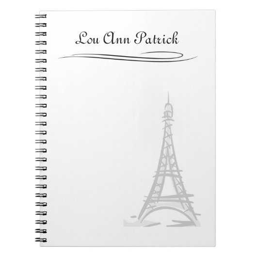 Carnet Tour Eiffel (Devant)