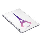 Carnet Tour Eiffel abstrait (Côté Droit)