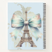 Carnet Tour Eiffel & Bow (Dos)