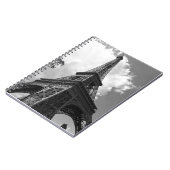 Carnet Tour Eiffel noir et blanc à Paris (Côté gauche)