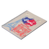 Carnet Tour Eiffel Paris (Côté gauche)