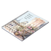 Carnet Tour Eiffel Paris Floral (Côté gauche)