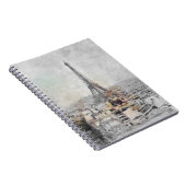 Carnet Tour Eiffel. Paris, France (Côté Droit)