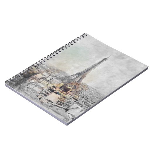 Carnet Tour Eiffel. Paris, France (Côté gauche)