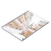 Carnet Tour Eiffel Paris Rose (Côté gauche)