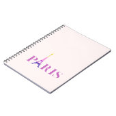 Carnet Tour Eiffel-Paris-Vibrant et coloré- (Côté gauche)