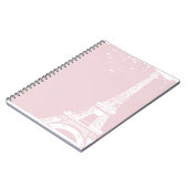 Carnet Tour Eiffel rose (Côté gauche)