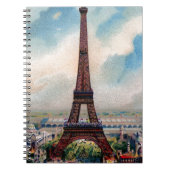Carnet Tour Eiffel vintage (Devant)