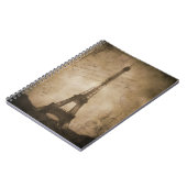 Carnet tour eiffel vintage (Côté gauche)