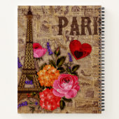 Carnet Tour Eiffel Vintage (Dos)