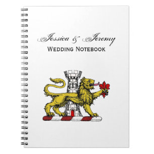 Carnet Tour Lion Emblème de la Crête Fleur de Lis C