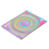 Carnet Tourbillon arc-en-ciel coloré (Côté gauche)