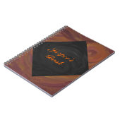 Carnet Tourbillon Chocolat Caramel (Côté gauche)