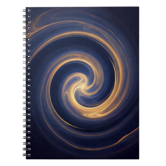 Carnet Tourbillon Cosmique de Lumière Dorée (Devant)