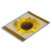 Carnet tourbillon de tournesol (Côté gauche)