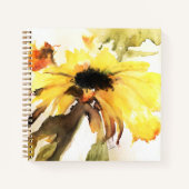 Carnet tourbillon de tournesol (Devant)