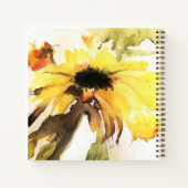 Carnet tourbillon de tournesol (Dos)