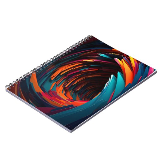 Carnet Tourbillonnant dynamique de tunnel spiral (Côté gauche)