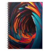 Carnet Tourbillonnant dynamique de tunnel spiral (Devant)