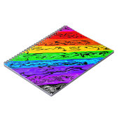 Carnet Tourbillons arc-en-ciel (Côté gauche)
