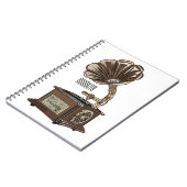 Carnet Tourne-disque dessin animé (Côté gauche)