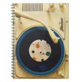 Carnet Tourne-disque vintage (Devant)