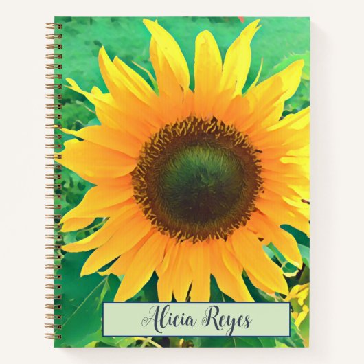 Carnet tournesol (Devant)