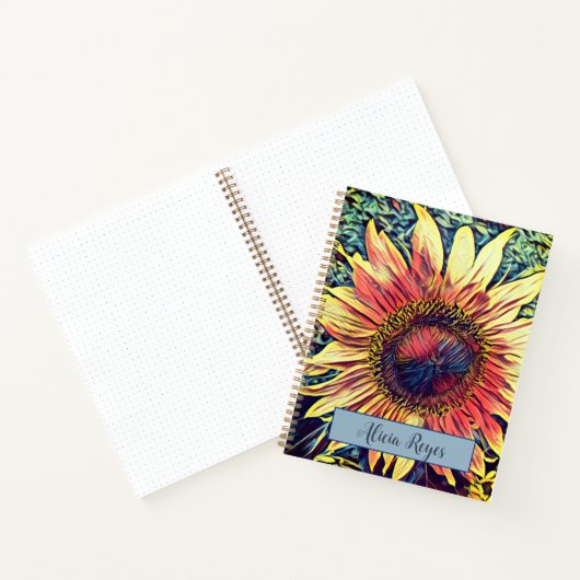 Carnet tournesol (Intérieur)