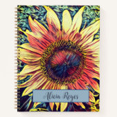 Carnet tournesol (Devant)