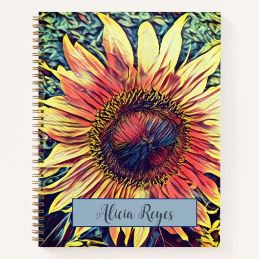 Carnet tournesol (Devant)