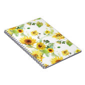 Carnet Tournesol aquarelle (Côté Droit)