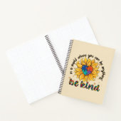 Carnet Tournesol autiste (Intérieur)