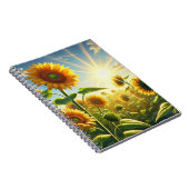 Carnet Tournesol Étreinte Dorée (Côté Droit)