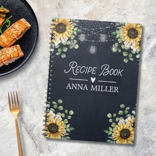 Carnet Tournesol Eucalyptus Light Recette noire