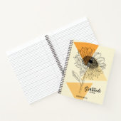 Carnet Tournesol Gratitude Journal, Droit de l'attraction (Intérieur)