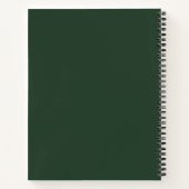 Carnet Tournesol jaune (Dos)