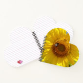Carnet Tournesol jaune (Intérieur)