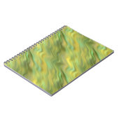Carnet Tournesol Jaune Wavy Texture (Côté gauche)