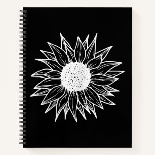Carnet Tournesol Jolie fleur fleur sauvage multicolore