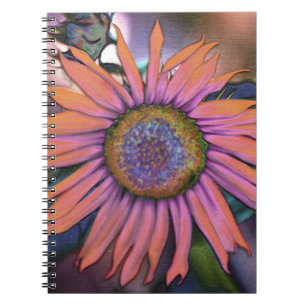 Carnet Tournesol psychédélique