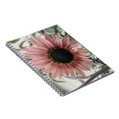 Carnet Tournesol rose pâle (Côté Droit)