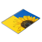 Carnet Tournesol ukrainien au drapeau (Côté gauche)