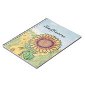 Carnet Tournesols (Côté gauche)