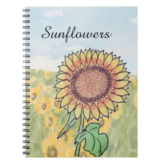Carnet Tournesols (Devant)