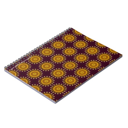 Carnet Tournesols (Côté gauche)