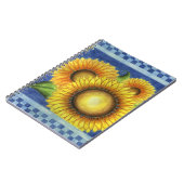 Carnet Tournesols (Côté gauche)