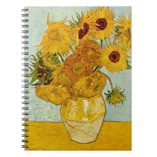 Carnet Tournesols de Vincent Van Gogh (Devant)