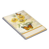 Carnet Tournesols et papillon (Côté Droit)