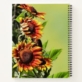 Carnet Tournesols et versets bibliques (Dos)